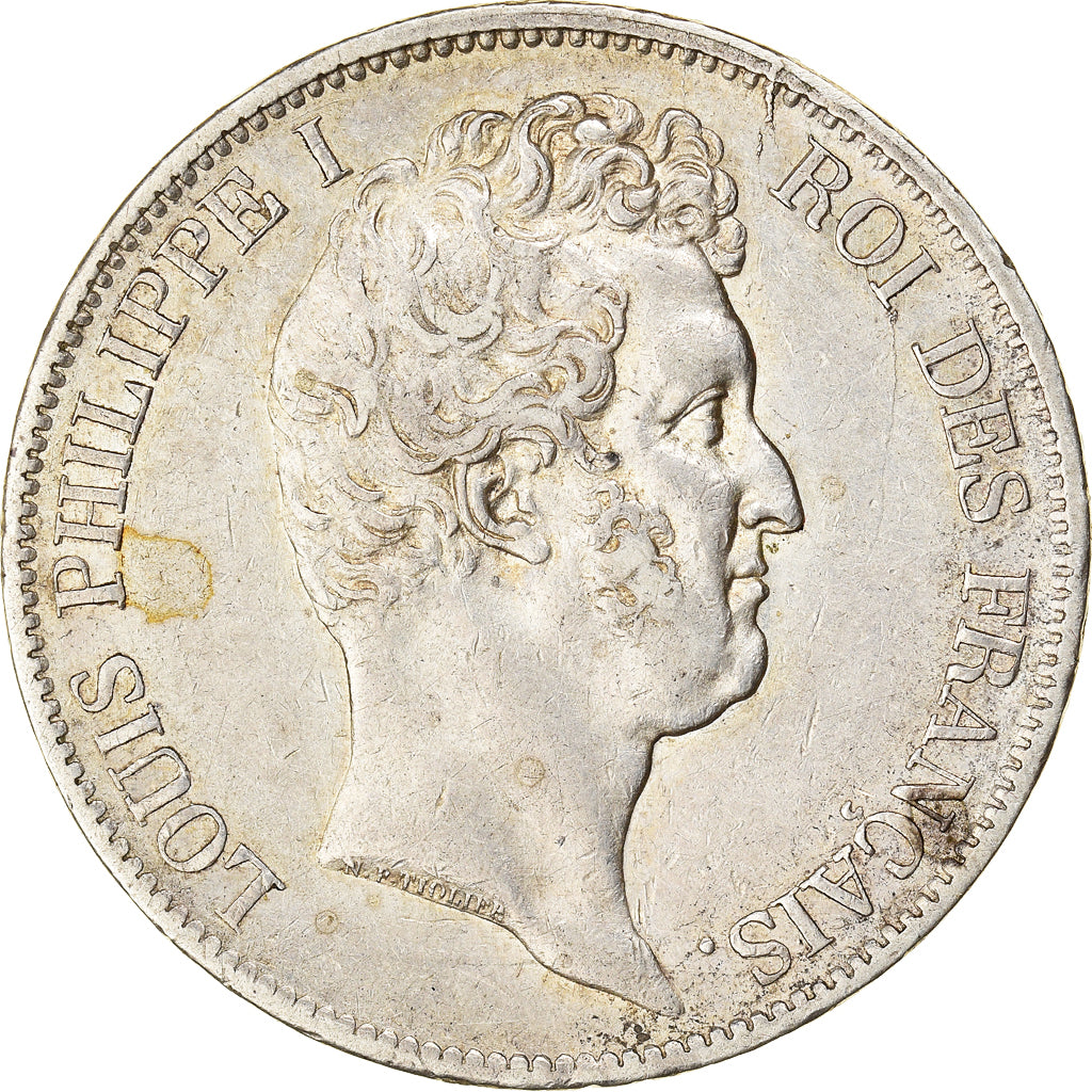 Münze, Frankreich, Louis-Philippe, 5 Francs, 1831, Paris, SS, Silber, KM:735.1