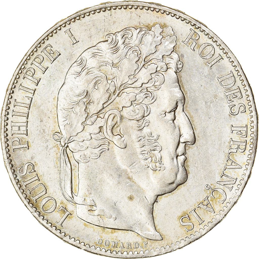 Coin, France, Louis-Philippe, 5 Francs, 1846, Paris, AU(55-58), Silver