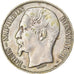 Moneda, Francia, Louis-Napoléon Bonaparte, 5 Francs, 1852, Paris, MBC, Plata