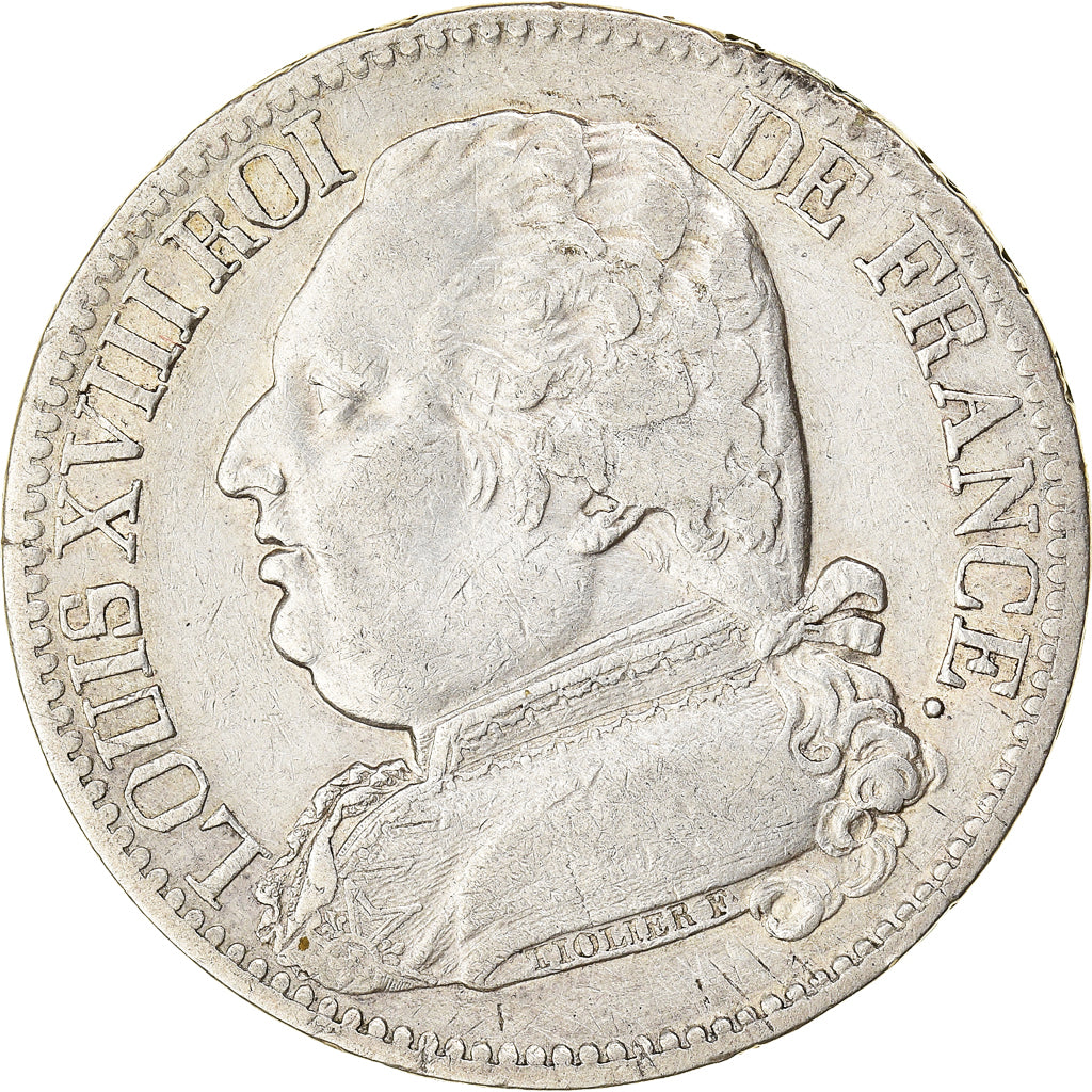 Münze, Frankreich, Louis XVIII, Louis XVIII, 5 Francs, 1814, Limoges, S+