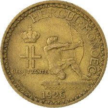Monaco, Louis II, 2 Francs, 1926, Poissy, BB, Alluminio-bronzo, KM:115, Gadou...