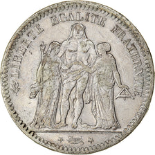 Coin, France, Hercule, 5 Francs, 1848, Strasbourg, VF(30-35), Silver, KM:756.2