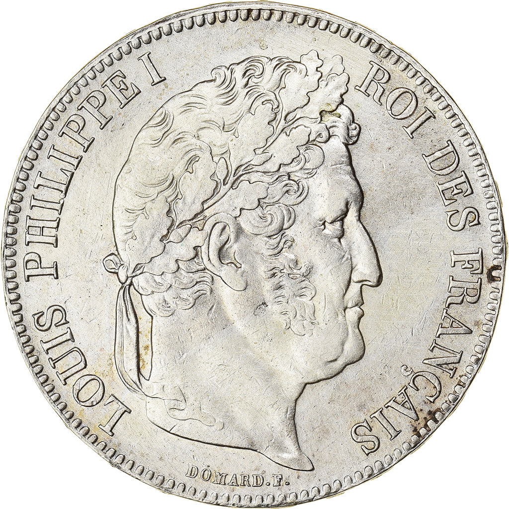 Coin, France, Louis-Philippe, 5 Francs, 1835, Lille, EF(40-45), Silver