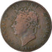 Coin, Great Britain, George IV, 1/2 Penny, 1826, VF(30-35), Copper, KM:692