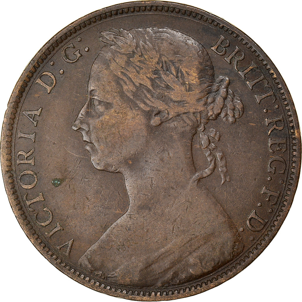 Monnaie, Grande-Bretagne, Victoria, Penny, 1888, TB+, Bronze, KM:755