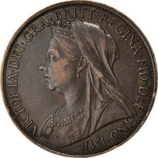 Coin, Great Britain, Victoria, Penny, 1896, EF(40-45), Bronze, KM:790