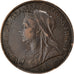 Coin, Great Britain, Victoria, Penny, 1896, EF(40-45), Bronze, KM:790