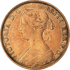 Moneta, Gran Bretagna, Victoria, 1/2 Penny, 1860, BB, Bronzo, KM:748.1