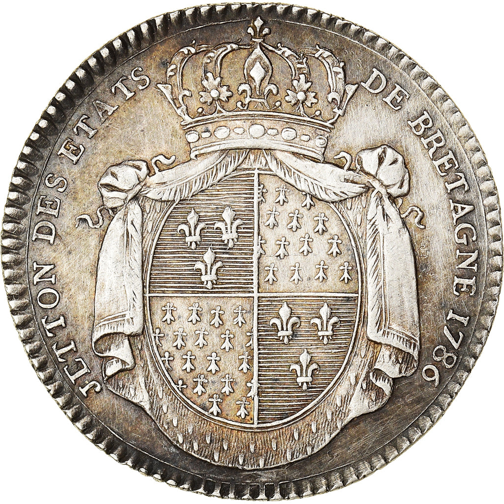 France, Token, Royal, 1786, AU(55-58), Silver, Feuardent:8790
