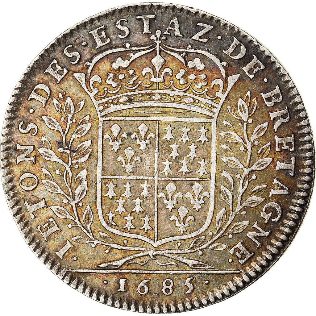 France, Token, Royal, 1685, EF(40-45), Silver, Feuardent:8718