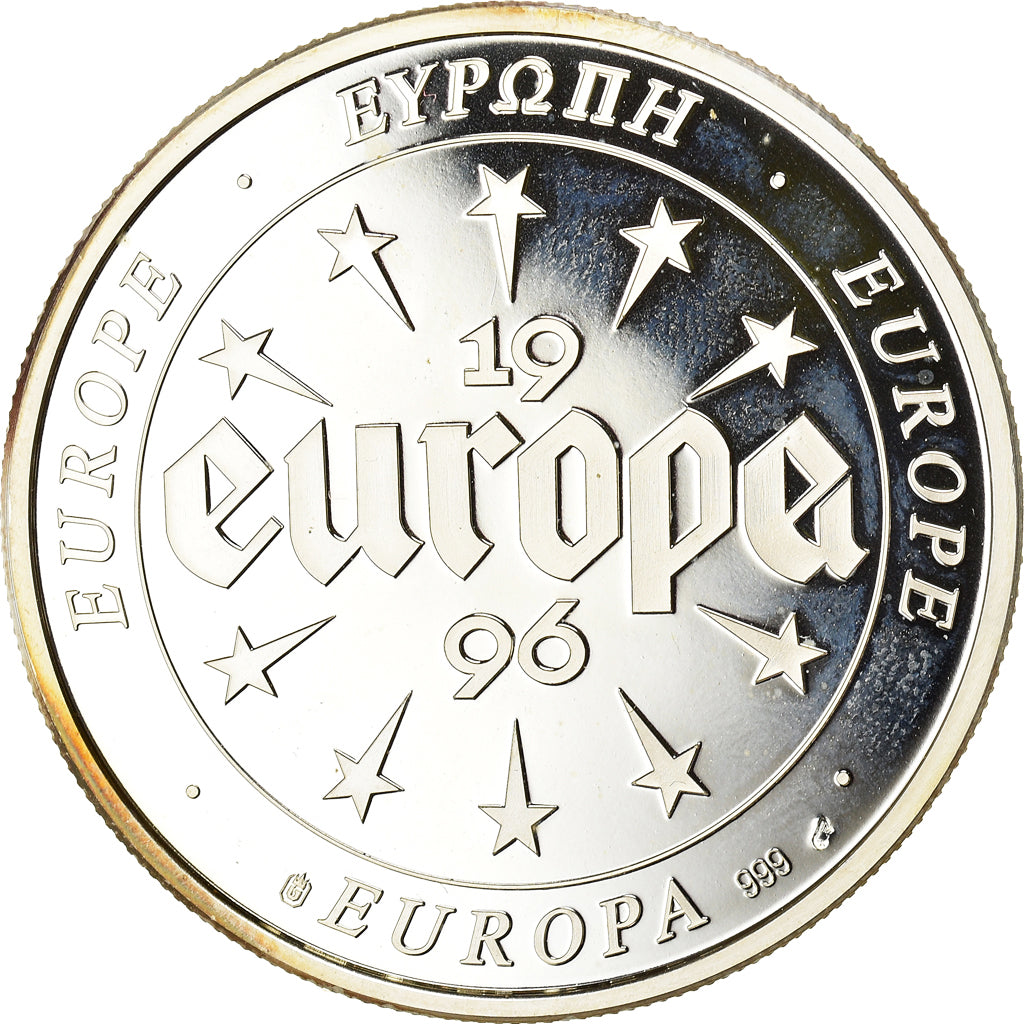 Francia, medaglia, 1996, Europa, FDC, Argento