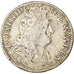 Moneda, Francia, Louis XIV, 1/4 Écu aux 3 couronnes, 1/4 Ecu, 1712, Paris, BC+