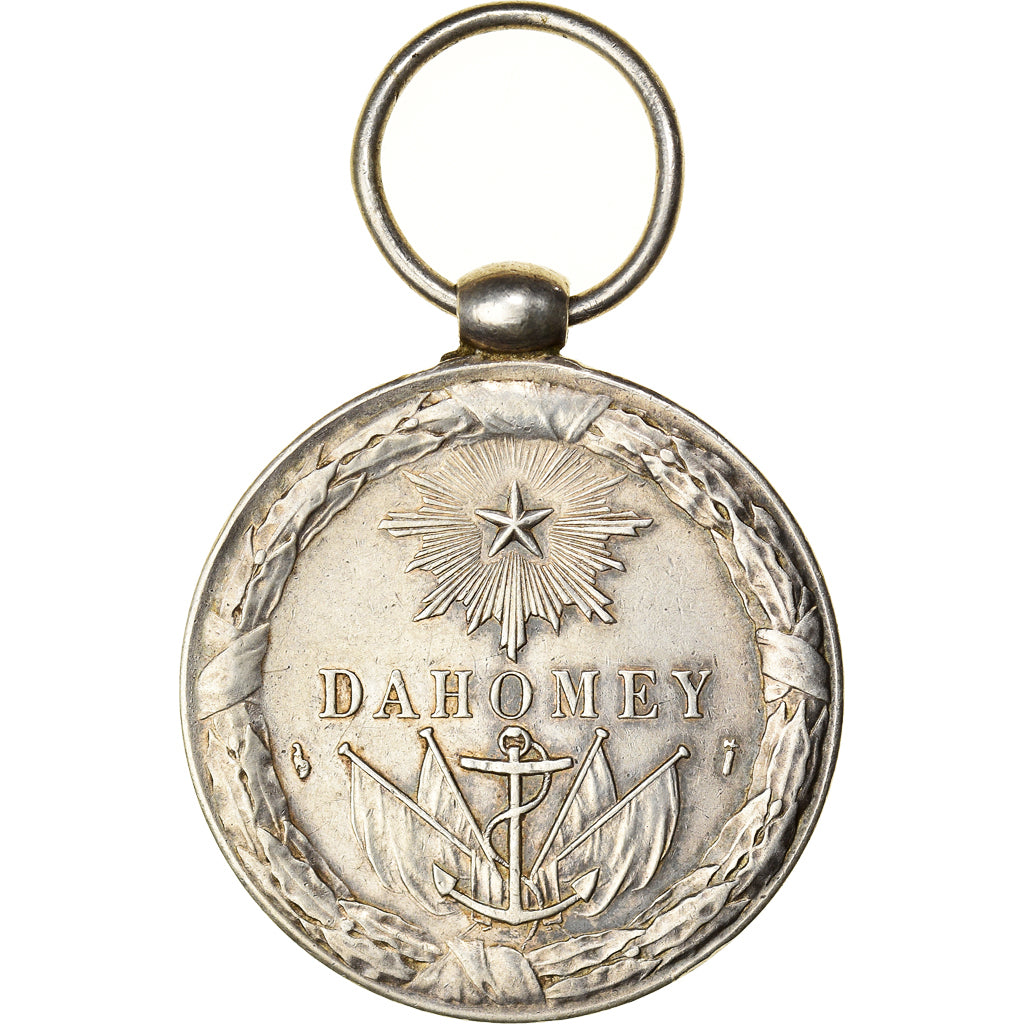 Francia, Campagne du Dahomey, medalla, 1890-1892, Excellent Quality, Dupuis.D