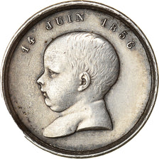Frankrijk, Medaille, Naissance de Napoléon IV, Quinaire, History, 1856, ZF+