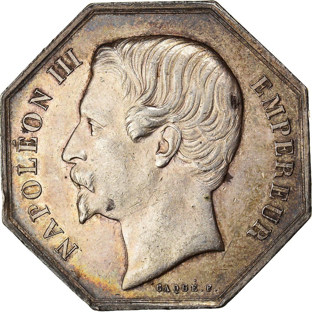 France, Token, Napoléon III, Notaires de l'Arrondissement de Versailles