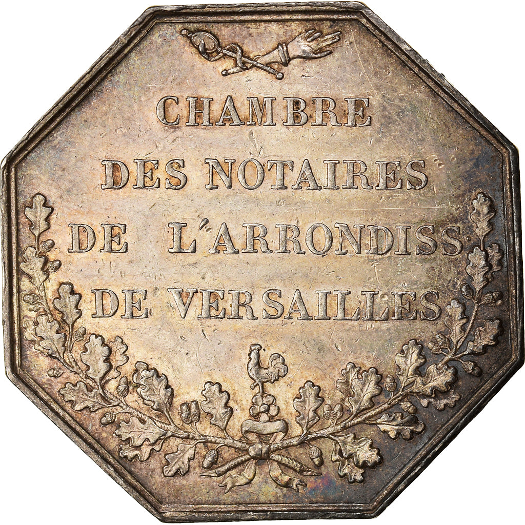 France, Token, Napoléon III, Notaires de l'Arrondissement de Versailles