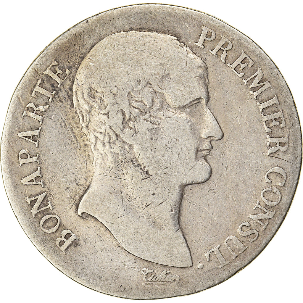 Moneta, Francia, Napoléon I, 5 Francs, An 12, Bayonne, B+, Argento, KM:659.9