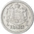 Moneda, Mónaco, Louis II, 2 Francs, 1943, MBC, Aluminio, KM:121, Gadoury:133