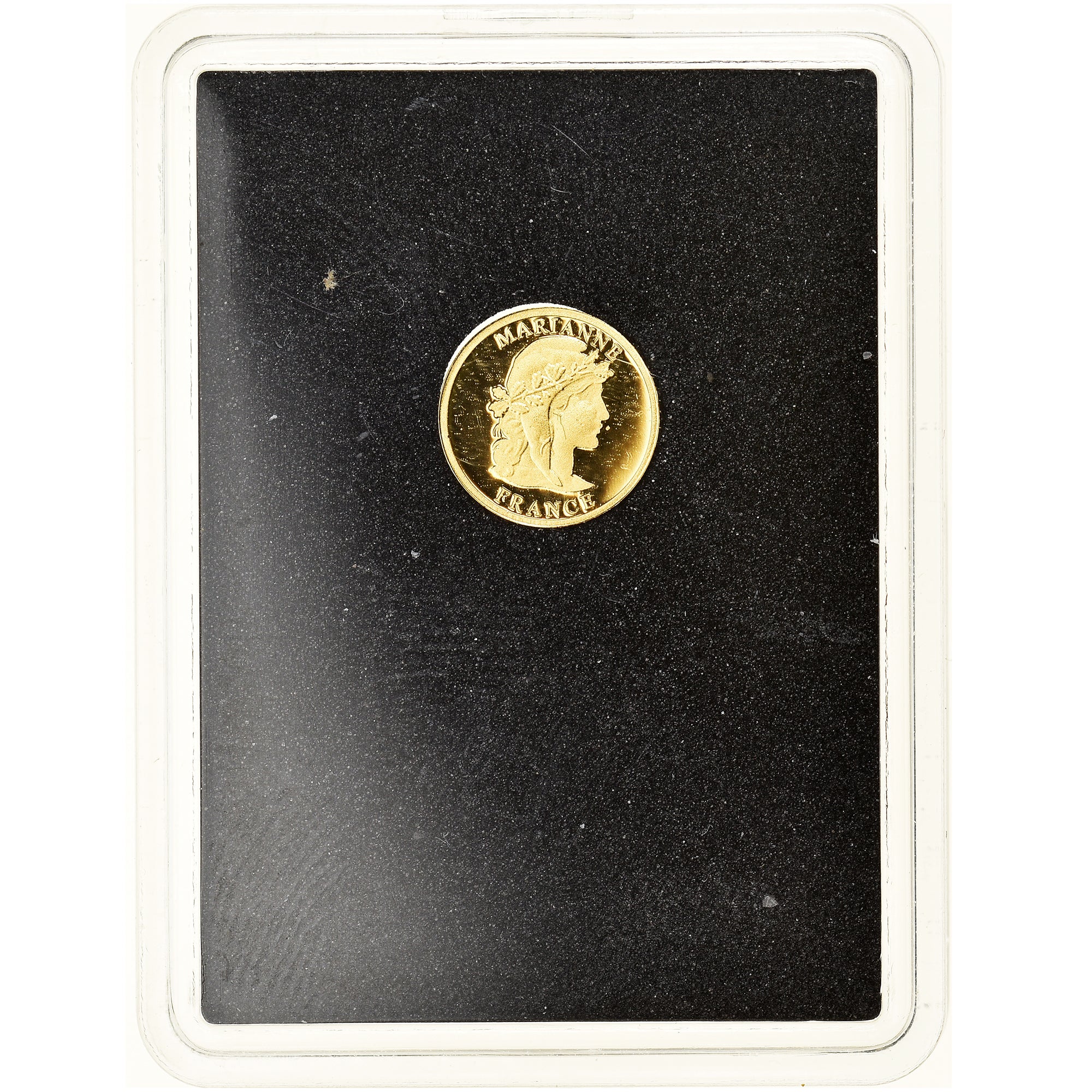 Frankreich, Token, France Marianne, symboles monétaires français, STGL, Gold