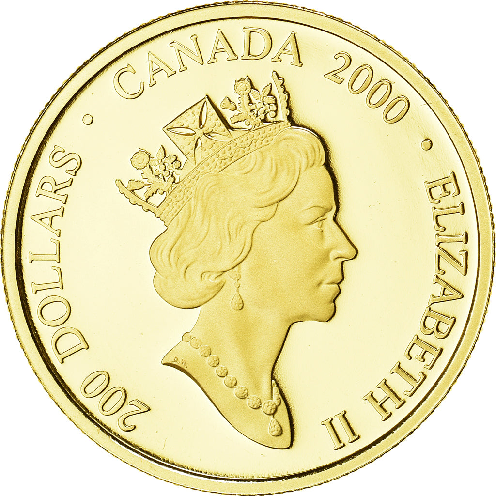 Coin, Canada, Elizabeth II, 200 Dollars, 2000, Royal Canadian Mint, Ottawa