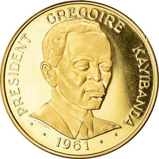 Moneda, Ruanda, 100 Francs, 1965, SC, Oro, KM:4