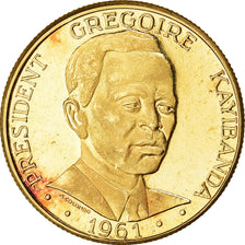 Coin, Rwanda, 25 Francs, 1965, MS(63), Gold, KM:2
