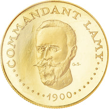 Coin, Chad, 1000 Francs, Undated (1970), Paris, MS(65-70), Gold, KM:8