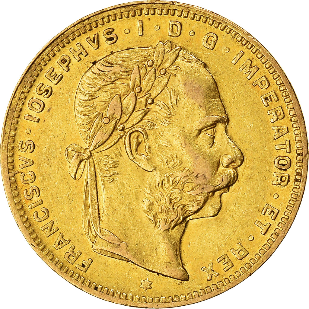 Monnaie, Autriche, Franz Joseph I, 8 Florins-20 Francs, 1881, TTB+, Or, KM:2269