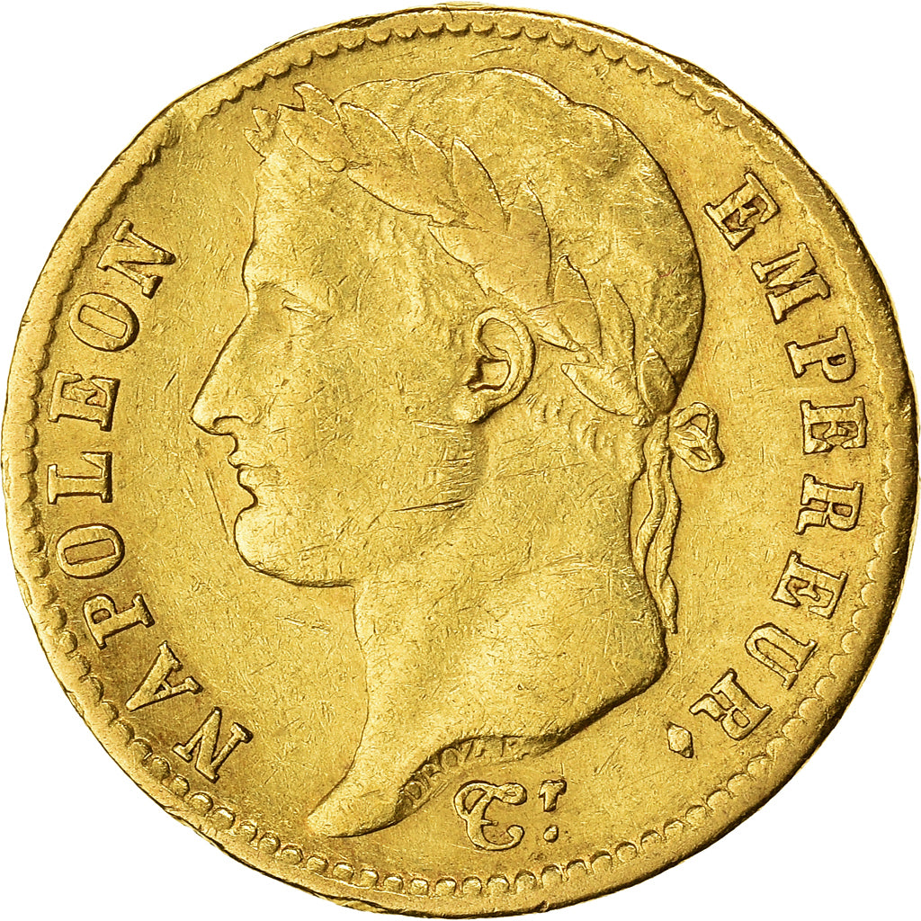 Moneta, Francja, Napoléon I, 20 Francs, 1810, Paris, EF(40-45), Złoto