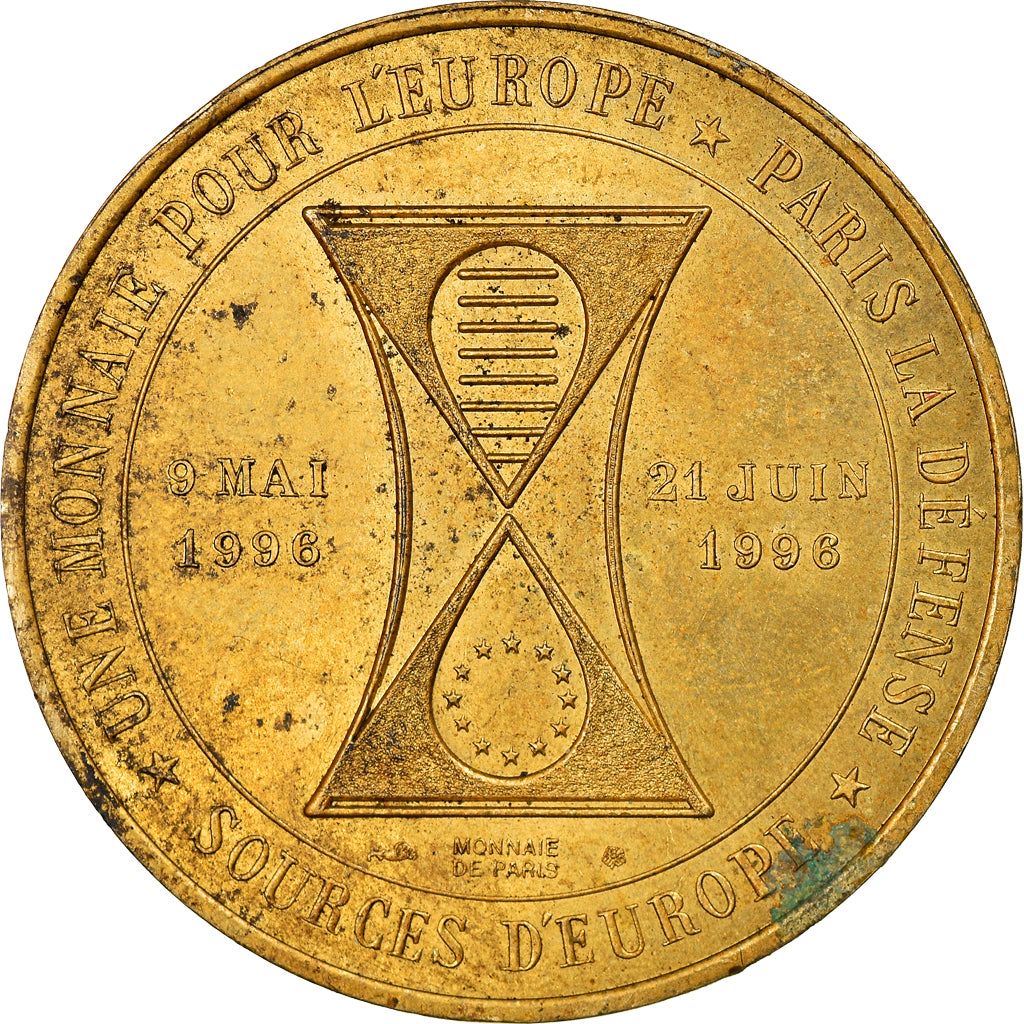 Francia, Token, Euro des Villes, 1 Euro Paris La Défense, Politics, Society