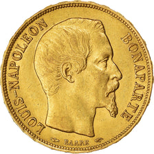 Monnaie, France, Napoleon III, 20 Francs, 1852, Paris, TTB+, Or, Gadoury:1060