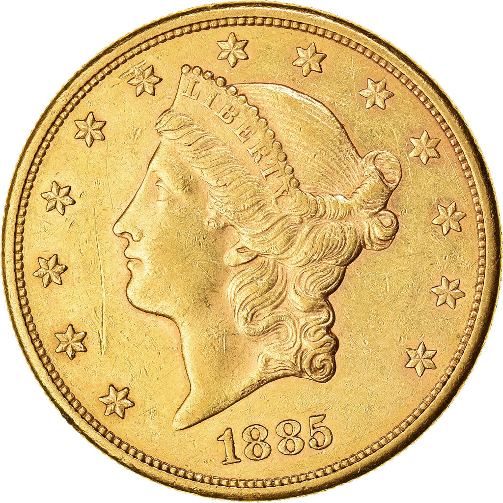 Moneta, Stati Uniti, Liberty Head, $20, Double Eagle, 1885, U.S. Mint, San