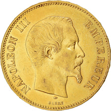 Münze, Frankreich, Napoleon III, 100 Francs, 1857, Paris, SS+, Gold, KM:786.1