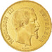 Moeda, França, Napoleon III, 100 Francs, 1857, Paris, AU(50-53), Dourado