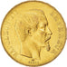 Munten, Frankrijk, Napoleon III, 50 Francs, 1857, Paris, ZF+, Goud, KM:785.1