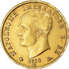 Coin, ITALIAN STATES, KINGDOM OF NAPOLEON, Napoleon I, 40 Lire, 1814, Milan