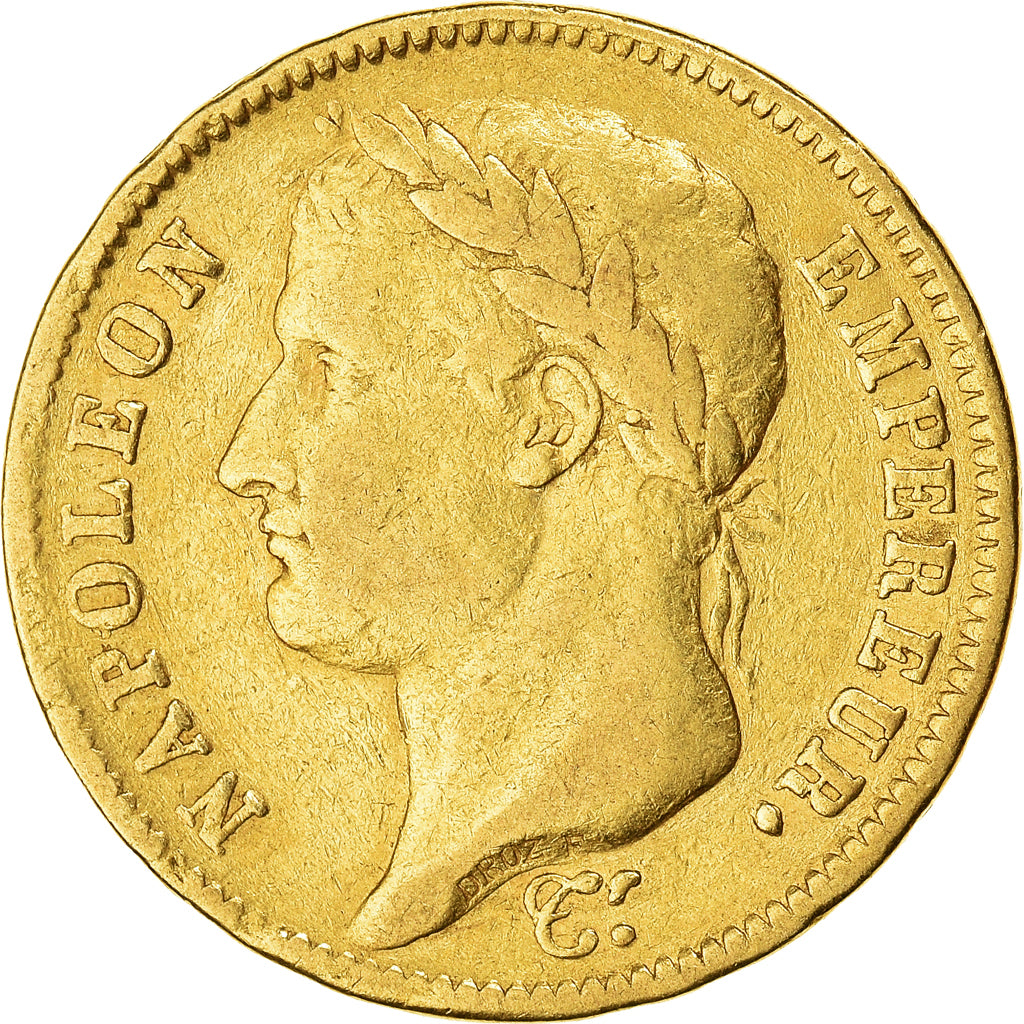 Munten, Frankrijk, Napoléon I, 40 Francs, 1811, Paris, ZF, Goud, KM:696.1