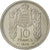Monnaie, Monaco, 10 Francs, 1945, SUP, Copper-nickel, KM:E18, Gadoury:136