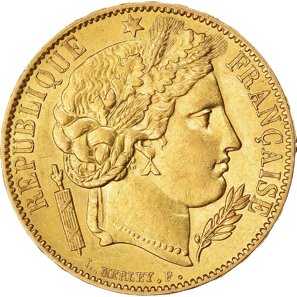 Münze, Frankreich, Cérès, 20 Francs, 1851, Paris, SS+, Gold, KM:762