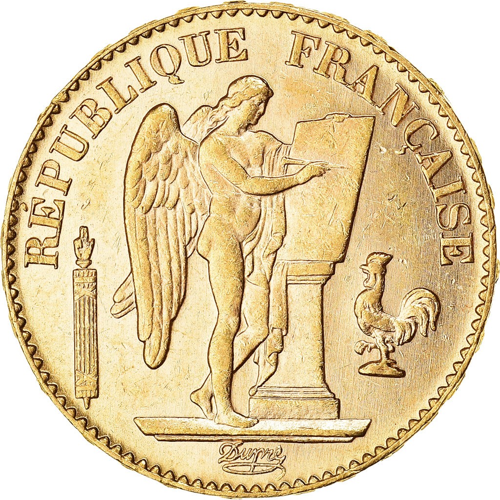 Moneda, Francia, Génie, 20 Francs, 1897, Paris, EBC, Oro, KM:825, Gadoury:1063