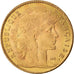 Munten, Frankrijk, Marianne, 10 Francs, 1907, Paris, ZF+, Goud, KM:846