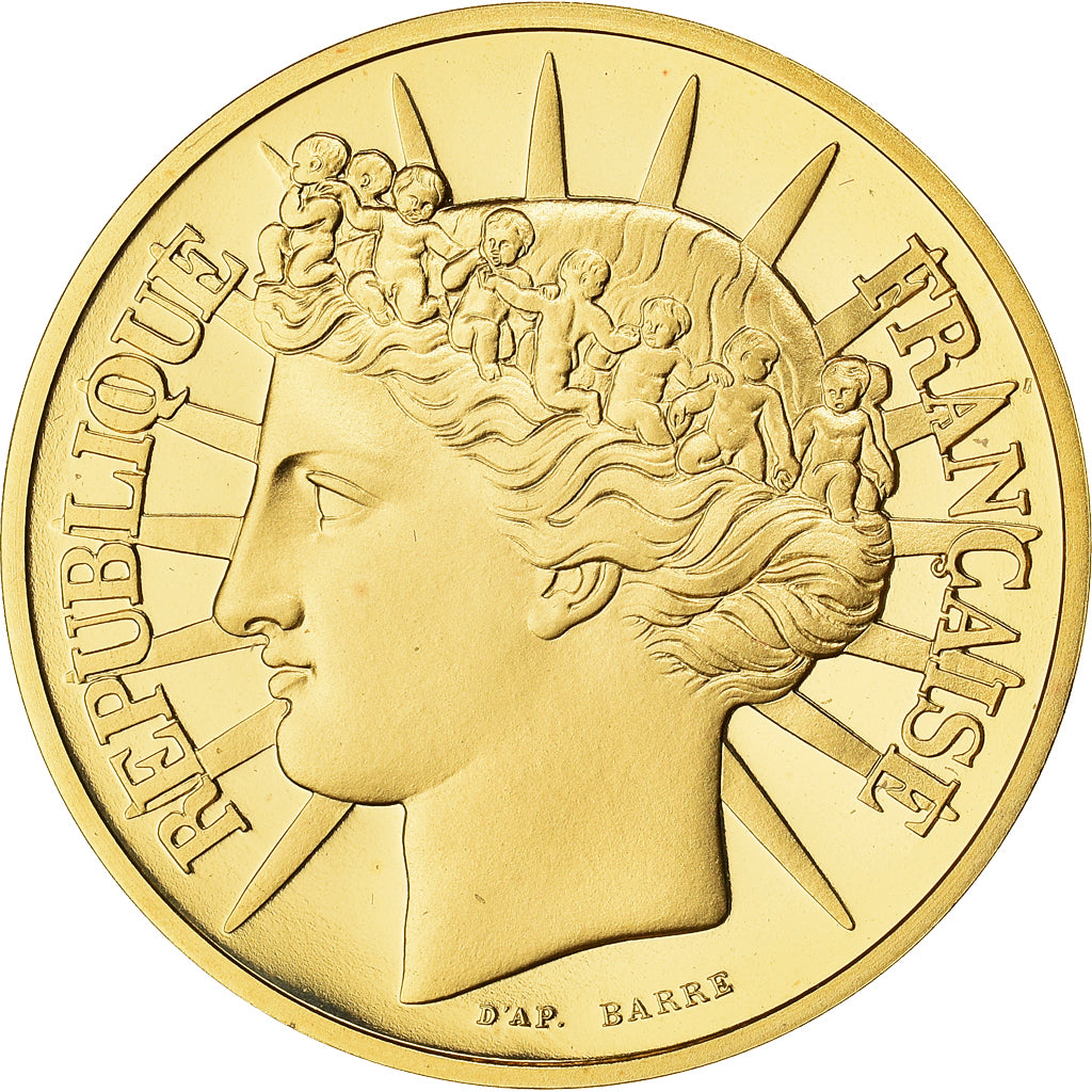 France, 100 Francs, Fraternité, 1988, MDP, BE, Or, FDC, Gadoury:903, KM:966b