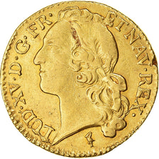 Monnaie, France, Louis XV, Louis d'or au bandeau, Louis d'Or, 1744, Lille, TTB