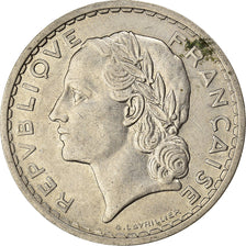 Monnaie, France, Lavrillier, 5 Francs, 1938, Paris, TTB, Nickel, Gadoury:760