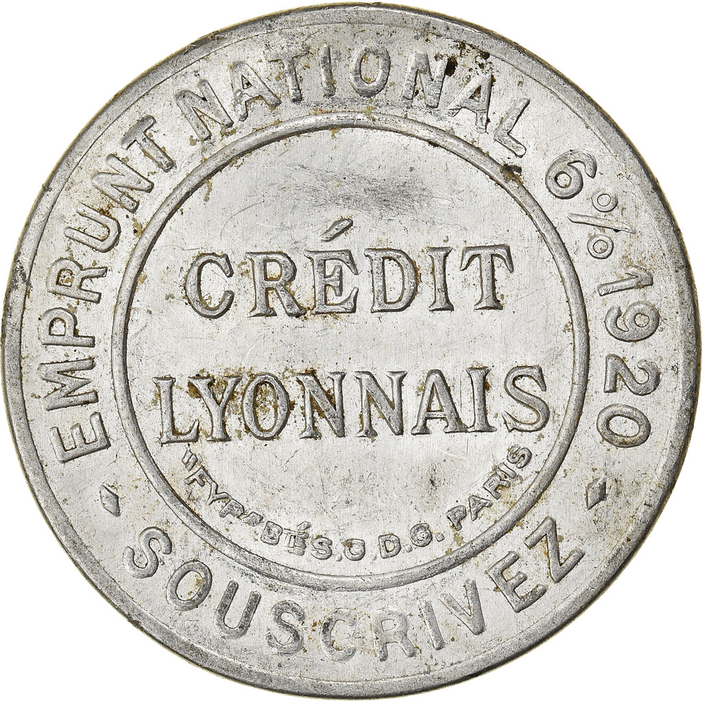 Münze, Frankreich, Crédit Lyonnais, Credit Lyonnais, 5 Centimes