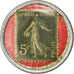 Münze, Frankreich, Credit Lyonnais, 5 Centimes, 1920, Timbre-Monnaie, SS+