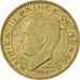 Munten, Monaco, Rainier III, 20 Francs, Vingt, 1950, ZF, Aluminum-Bronze