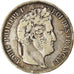Moneta, Francia, Louis-Philippe, 5 Francs, 1837, Bordeaux, MB, Argento