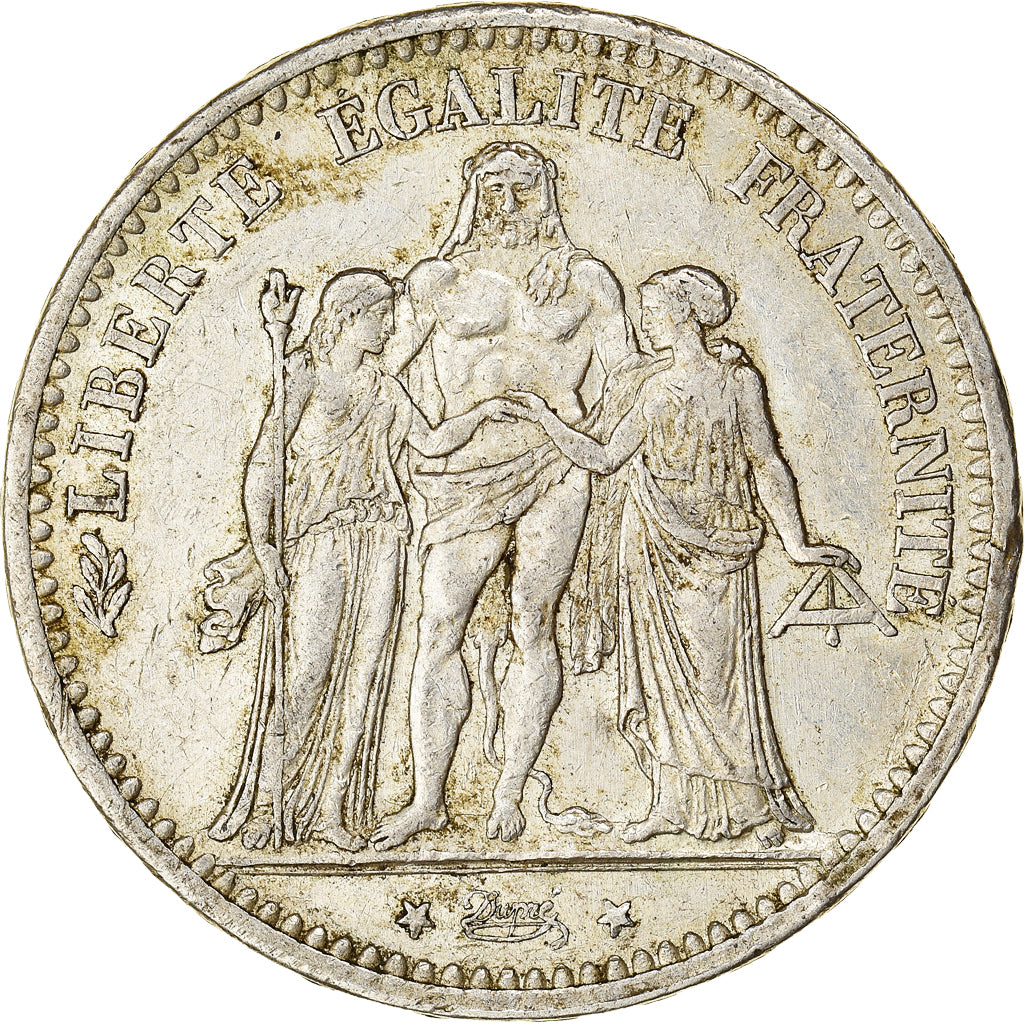 Coin, France, Hercule, 5 Francs, 1875, Paris, EF(40-45), Silver, KM:820.1