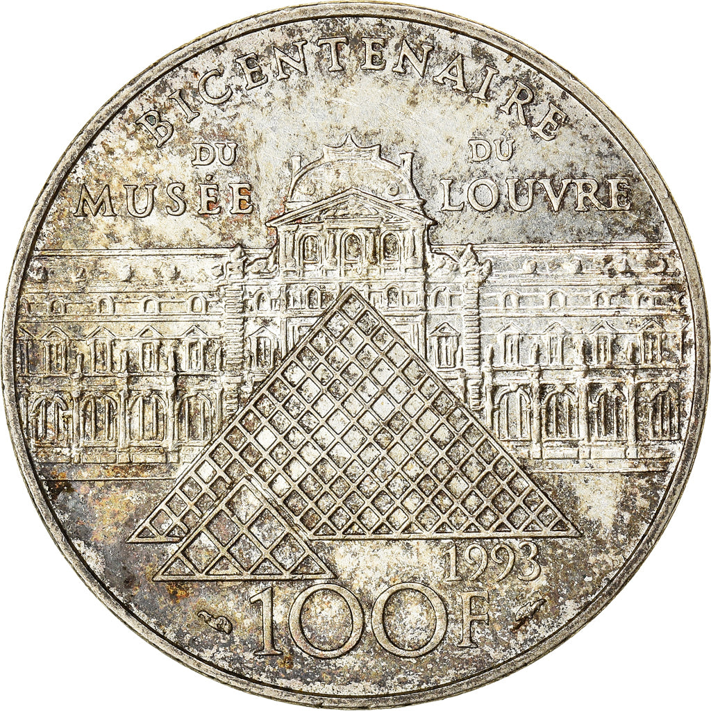 Moneda, Francia, Liberté guidant le peuple, 100 Francs, 1993, EBC, Plata